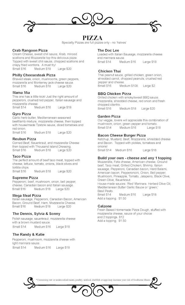 Riverbend Pizza & Steakhouse Menu image 3